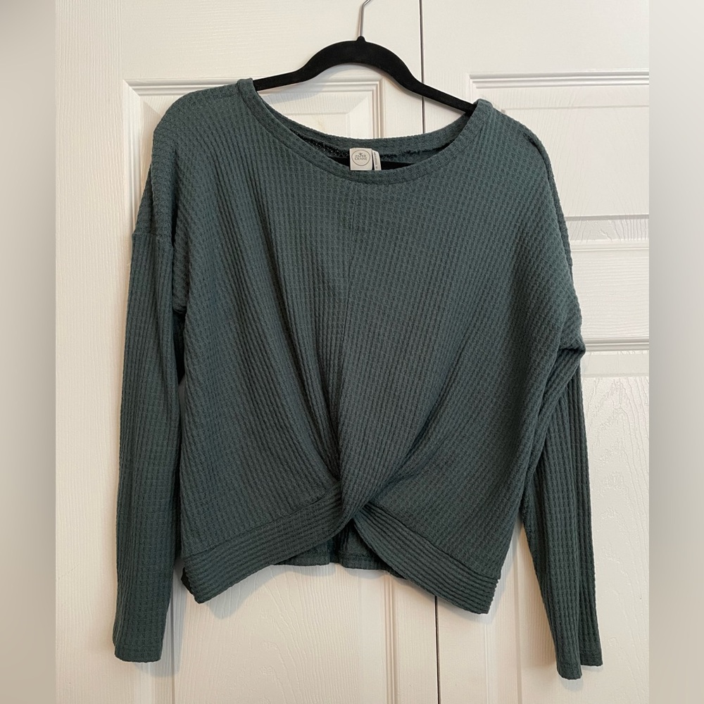 Paper Crane Waffle Knit Top